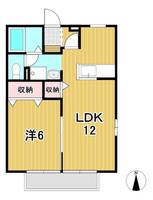 サンプラザCの間取り