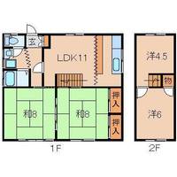 福島県福島市丸子字町裏(一戸建)の賃貸物件の間取り