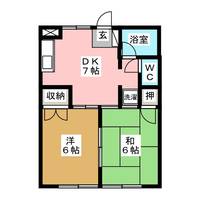 ガーデンホームズBの間取り