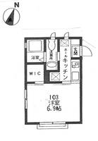 ベルコリーヌ春日の間取り
