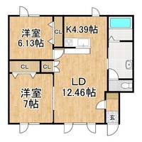 物件の間取り画像
