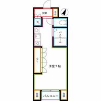東京都中野区中央3(マンション)の賃貸物件の間取り