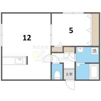 ロージー月寒東の間取り