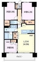 物件の間取り画像