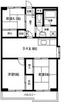 グリーンパークおし沼の間取り