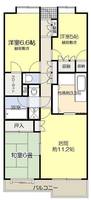 北仙台シティプレイス東館の間取り