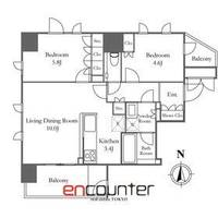 プライムアーバン新宿夏目坂タワーレジデンスの間取り