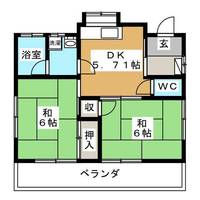 コーポ奥津の間取り