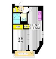 東京都練馬区豊玉中3(マンション)の賃貸物件の間取り