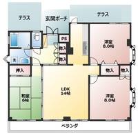 メゾンアタカの間取り