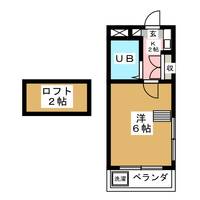 東京都大田区新蒲田3(マンション)の賃貸物件の間取り
