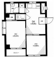 東京都中野区沼袋3(マンション)の賃貸物件の間取り