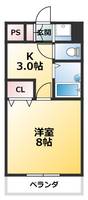 エクセレント上新12の間取り