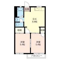 山崎ハイツ 203号室の間取り