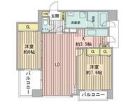 NOVA 知事公館前の間取り