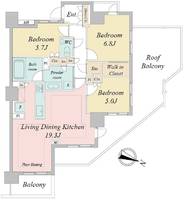 物件の間取り画像