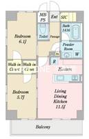 物件の間取り画像