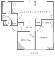 パナハイツサンCの間取り