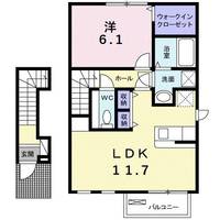 ト-ラスAの間取り