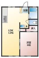 リゾートハイツ八戸2 A棟の間取り