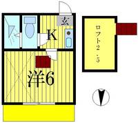 フラットミワの間取り