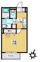 クレッセンド千川の間取り