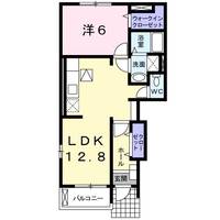 カーサ・ソーレ Bの間取り