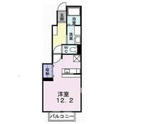 栃木県佐野市植野町(アパート)の賃貸物件の間取り