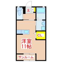 エスポワール木田 A棟の間取り