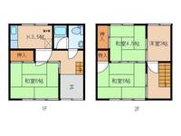 岐阜県高山市馬場町2(一戸建)の賃貸物件の間取り