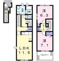 物件の間取り画像