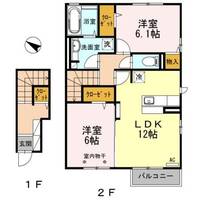 セジュール八幡イーストの間取り