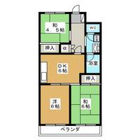 谷コーポ八ヶ崎の間取り