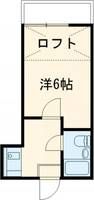 フラットBの間取り
