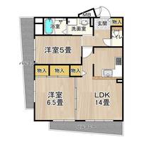 大阪府大阪市東淀川区上新庄3(マンション)の賃貸物件の間取り