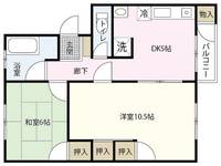 第1三沢コーポの間取り