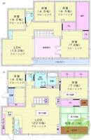 宮城県仙台市青葉区旭ケ丘2(一戸建)の賃貸物件の間取り