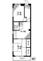 勝木コーポの間取り