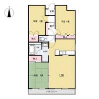 茨城県常陸太田市山下町(マンション)の賃貸物件の間取り