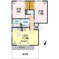 群馬県高崎市双葉町(アパート)の賃貸物件の間取り