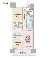 プラウド文京関口の間取り
