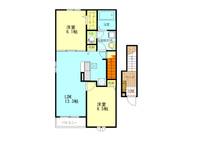 ライラック Bの間取り