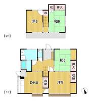 茨城県日立市助川町3(一戸建)の賃貸物件の間取り
