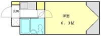 デトムワン鴨川の間取り
