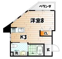 旦過タカヤコーポレーションの間取り