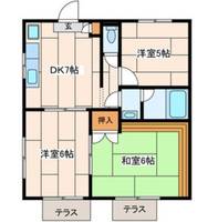 神奈川県伊勢原市大住台3(アパート)の賃貸物件の間取り