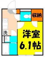 K スリーの間取り