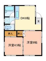 橋本コーポの間取り