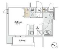 東京都中央区日本橋人形町1(マンション)の賃貸物件の間取り