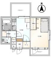 神奈川県横浜市南区井土ケ谷中町(マンション)の賃貸物件の間取り